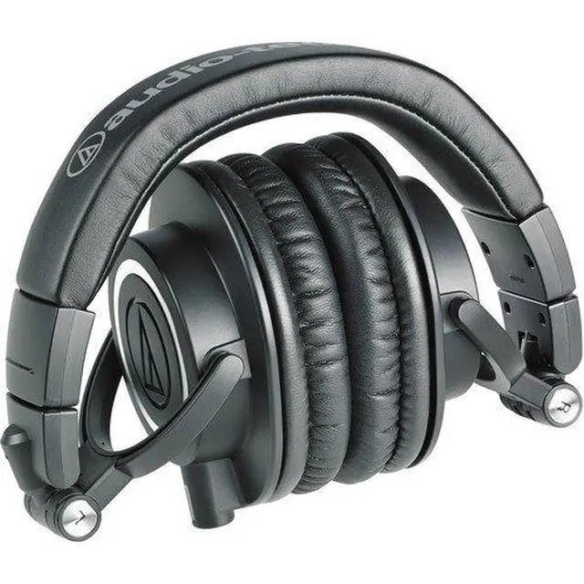 Alt view image 7 of 7 - ATH-M50x Monitor Headphones (Black) with 6Ave Cleaning Kit and 6-Pack Reusable Cable Ties