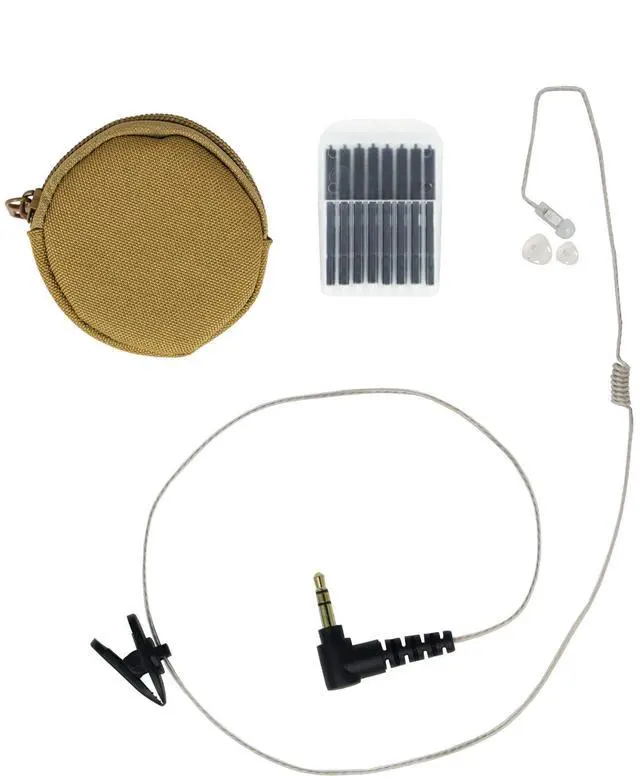 Main image of Invisible Series: The Ultimate Discrete Monitor Only IFB Earpiece- 48 Inch Cable w/ 3.5mm(mini Plug) Anchor/Broadcaster Earset (O.D. Green)