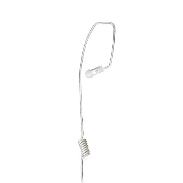 Alt view image 2 of 6 - Invisible Series: The Ultimate Discrete Monitor Only IFB Earpiece- 48 Inch Cable w/ 3.5mm(mini Plug) Anchor/Broadcaster Earset (O.D. Green)