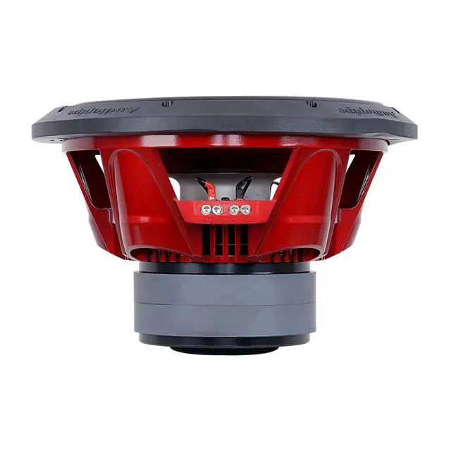 Alt view image 4 of 7 - 12" Eye Candy Aluminum Cone Subwoofer (TXX-APD-12RD), Superior Performance, 1600 Watts, 120 Oz Magnet, BASV Voice Coil, Aluminum Basket, Sleek Candy Red, Multi-Connect Terminals