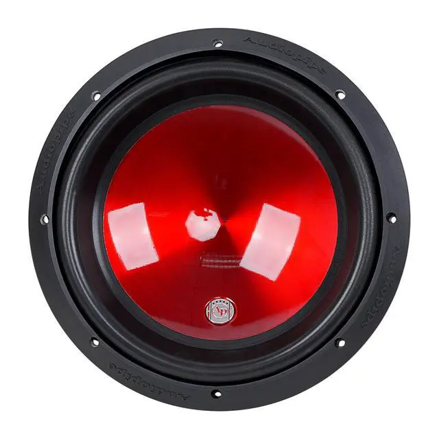 Alt view image 2 of 7 - 12" Eye Candy Aluminum Cone Subwoofer (TXX-APD-12RD), Superior Performance, 1600 Watts, 120 Oz Magnet, BASV Voice Coil, Aluminum Basket, Sleek Candy Red, Multi-Connect Terminals