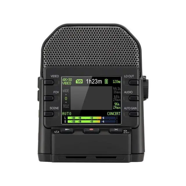 Alt view image 6 of 7 - Q2n-4K Ultra High Definition Handy Video Recorder with Table Tripod Hand Grip, and SanDisk 128GB Extreme microSDXC Card and Energizer Premium Max AA Batteries