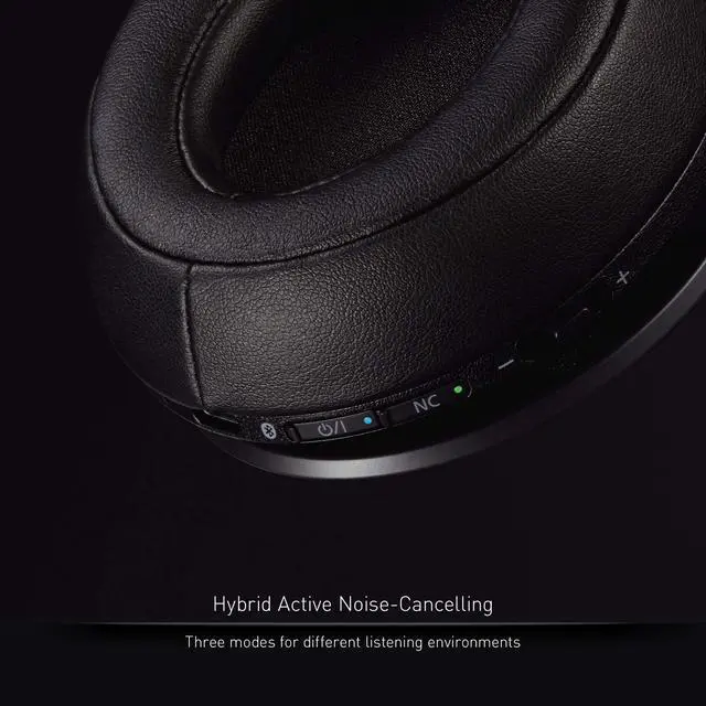 Alt view image 5 of 7 - Premium Hi-Res Wireless Bluetooth Stereo Headphones with 40 mm