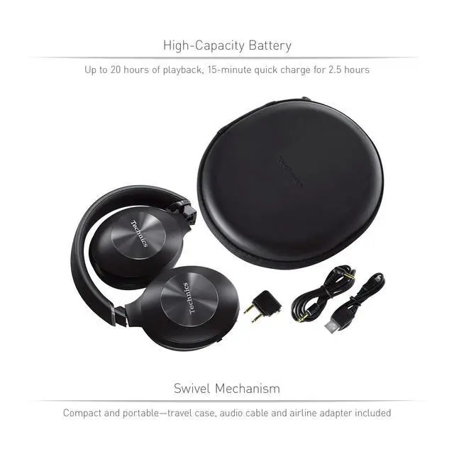 Alt view image 7 of 7 - Premium Hi-Res Wireless Bluetooth Stereo Headphones with 40 mm