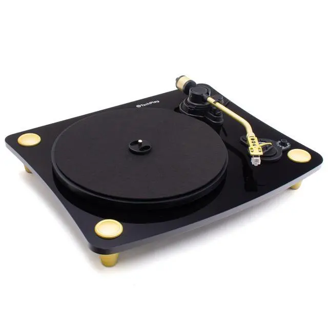 Alt view image 2 of 7 - TechPlay Ghost, 2 Speed Belt Driven Turntable with Bluetooth Broadcast. Connects to Your Bluetooth Speakers wirelessly. (Black)