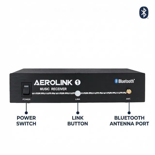 Alt view image 3 of 5 - AeroLink AL 3.0 Bluetooth Music Receiver for Fitness Studio Sound Systems Stream Class Playlists from Any Phone or Tablet Instant Pairing Audio Adapter for Gym and Cycle Rooms