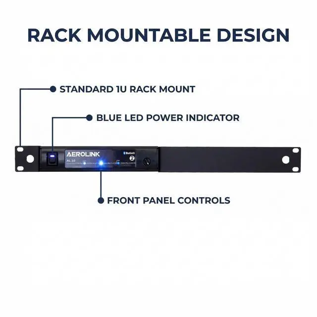 Alt view image 4 of 5 - AeroLink AL 3.0 Bluetooth Music Receiver for Fitness Studio Sound Systems Stream Class Playlists from Any Phone or Tablet Instant Pairing Audio Adapter for Gym and Cycle Rooms