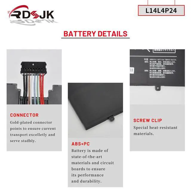Alt view image 5 of 7 - L14L4P24 L14M4P24 Laptop Battery for Lenovo Yoga 900 900-13ISK 900-131SK 900-13ISK2 900-IFI 900-ISE Yoga 3 Pro 4Pro 4 Pro 900 900-13ISK 80MK 80SD 900-13ISK2 80UE Series 5B10H43261 5B10H55224 7.5V 66Wh