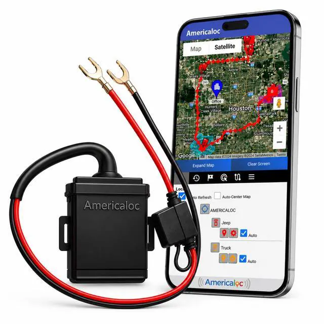 Main image of Wired GPS Tracker for Vehicles, Easy to Install (1240V), Affordable Flat-Rate Plan