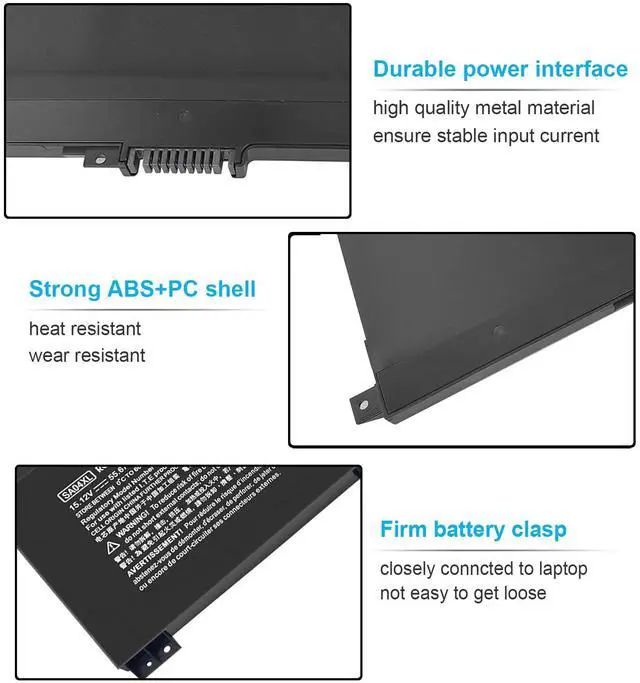 Alt view image 3 of 6 - SA04XL L43267-005 Battery for HP Envy X360 15-DR 15-DS 15M-DR 15M-DS 17-CG 17M-CG 15m-dr1xxx 15-ds1xxx 15m-ds0xxx 15m-dr1012dx 15m-dr0012dx 15m-dr0011dx 15m-ds0011dx 15t-dr100