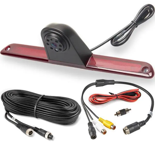 Main image of 3rd Third Brake Light Sprinter Backup Camera for Mercedes Benz Sprinter Volkswagen VW Crafter Vans 2007-2019 Roof Mount Reversing Camera Top Rear Brake Light IR Super Night Vision Rearview Camera