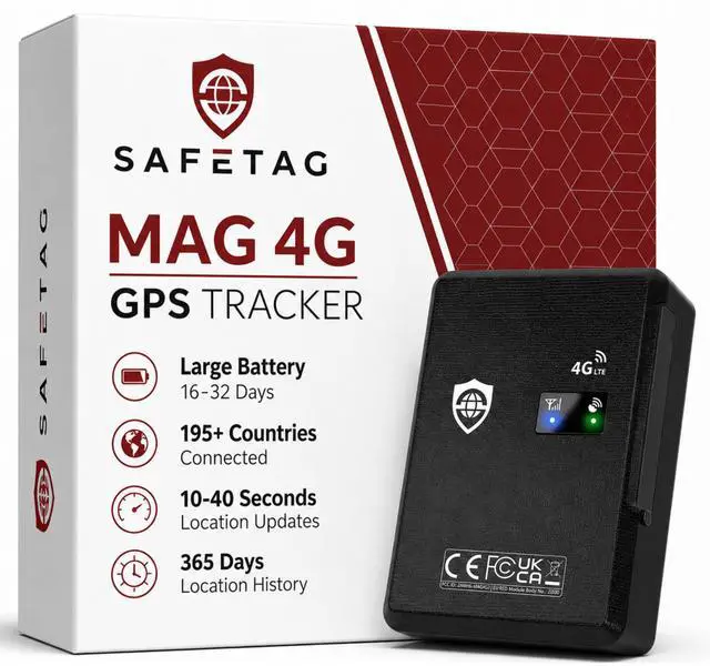 Main image of Mag 4G Rechargeable Magnetic 4G LTE GPS Tracker, Car, Van, Motorbike, Caravan, etc. 34-195 Countries, 90 Day Standby, Real Time Tracking and Alerts, 7 Day Free Trial+SIM Included, UK Company