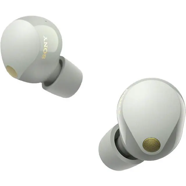 Alt view image 3 of 7 - WF1000XM5/S Industry Leading Noise Canceling Truly Wireless Earbuds Silver Bundle with 6 Pairs of in-Ear Earbud Tips and Converter Adapter Type C Adapter
