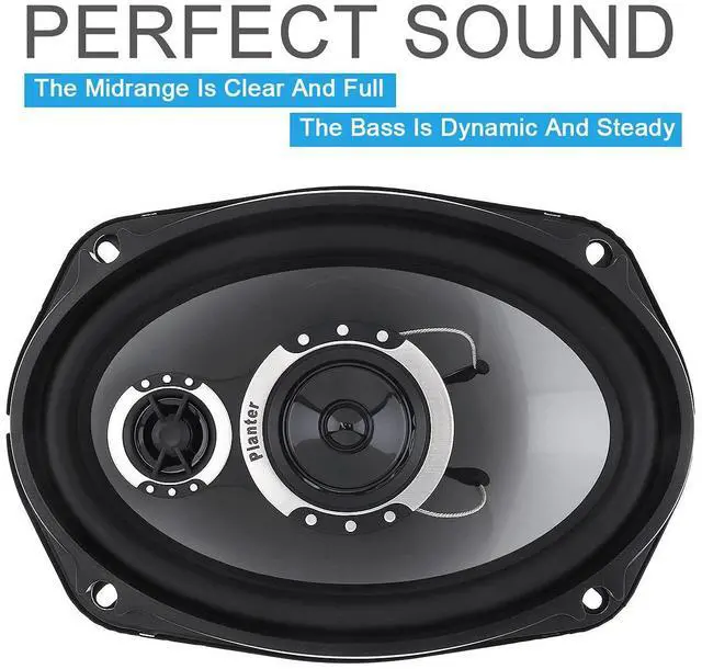 Alt view image 4 of 7 - Car Audio TS-G6941R 6x9 Inch 1 Way 1000w Watt Max Car Stereo Speakers - one piece