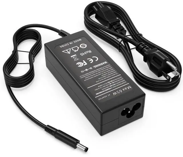 Main image of 65W AI PC Adapter Compatible with Dell Inspiron 5645 5640 Business AI PC Laptop 5635 5630 5625 5620,Compatible with Dell Inspiron 14 15 16 School Laptop 65w 4.5mm tip AC Power Adapter