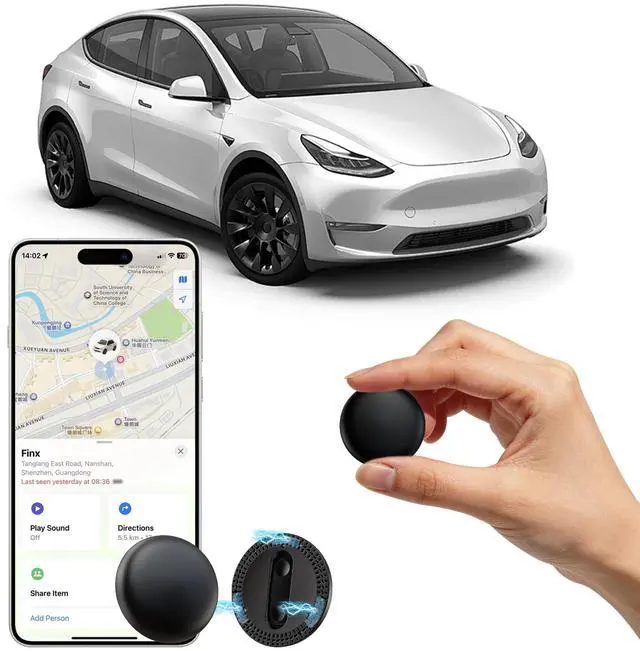 Main image of Strong Magnetic Case Bluetooth Tracker for Car Work with iOS & Android | Certified by Apple Find My & Google Find Hub, IP67 Waterproof Mini Hidden Car Tracker for Vehicles, Scooter, Bike and More