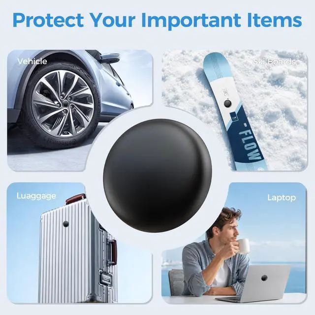 Alt view image 4 of 6 - Strong Magnetic Case Bluetooth Tracker for Car Work with iOS & Android | Certified by Apple Find My & Google Find Hub, IP67 Waterproof Mini Hidden Car Tracker for Vehicles, Scooter, Bike and More
