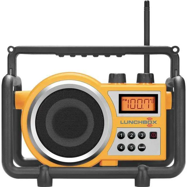 Alt view image 2 of 4 - Portable Water Resistant Ultra Rugged AM/FM Radio Receiver with Large Easy to Read Backlit LCD Display