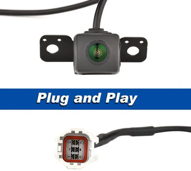 Alt view image 5 of 6 - Backup Camera Compatible with 2013-2016 Hyundai Santa Fe Sport 2.0L 2.4L | Replace# 95760-2W000 95760-2W000-FFF 95760-2W300, Rear Parking Assist Camera
