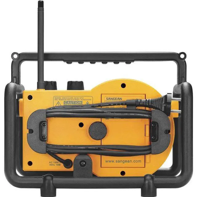 Alt view image 4 of 4 - Portable Water Resistant Ultra Rugged AM/FM Radio Receiver with Large Easy to Read Backlit LCD Display