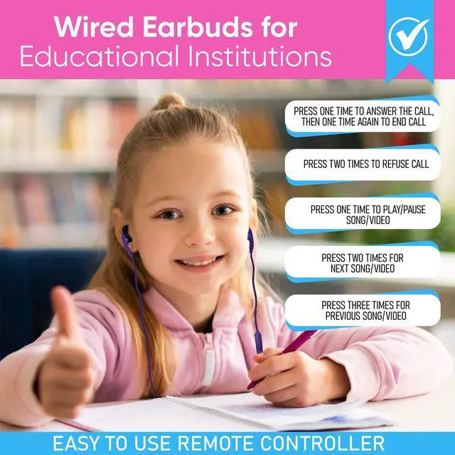 Alt view image 7 of 7 - 200 Pack Bulk Wired in-Ear Earphone Headphones with Microphone, Remote Controller, 3.5mm Connector and Sponge Covers, Multi