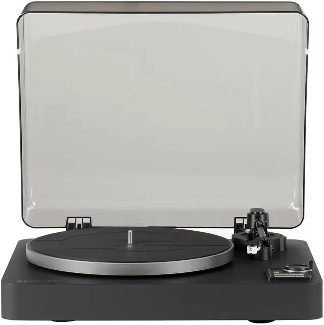 Main image of C300A-BK Fully Automatic Turntable Record Player, Black | Belt-Drive, Bluetooth
