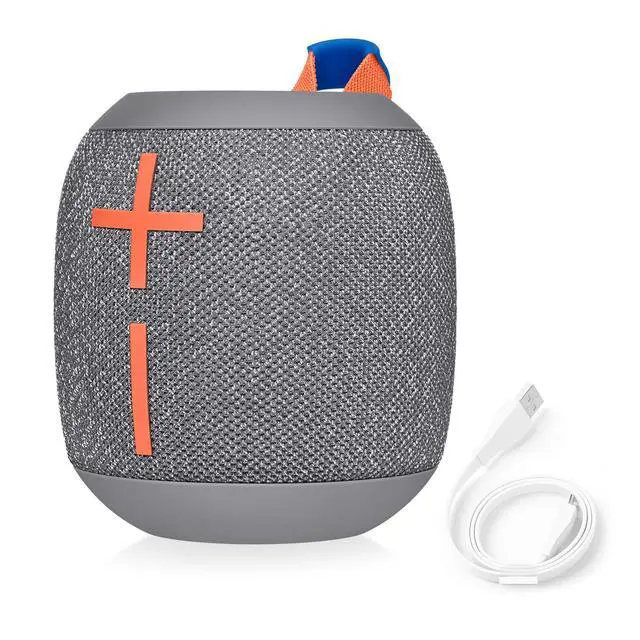 Alt view image 6 of 6 - WONDERBOOM 2, Portable Wireless Bluetooth Speaker, Big Bass 360 Sound, Waterproof/Dustproof IP67, Floatable, 100 Ft Range - Crushed Ice Grey, Single
