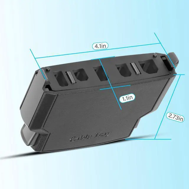 Alt view image 7 of 7 - 740184-1 Helix Cable Collector Tray (HCCT) Fit for Humminbird Helix8/9/10/12 Series Fish Finders All Models, Cable Secure, Quick Attachment/Removal