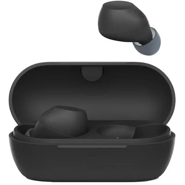 Alt view image 3 of 7 - WF-C710NB Truly Wireless Noise Canceling Earbuds Black Bundle with Mizco Travelocity in-Ear Headphone (Colors May Vary), Converter Adapter and 1 YR CPS Enhanced Protection Pack