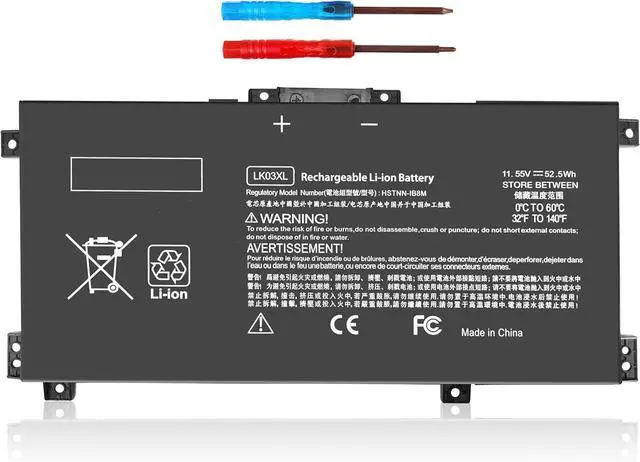 Main image of LK03XL 52.5Wh Laptop Battery Compatible with HP Envy x360 15-bp 15-bq 15-cn | 15m-bp 15m-bq 15m-cn and Envy 17-ae 17m-ae Series, Compatible with L09281-855 L09280-855 916814-855 HSTNN-LB7U