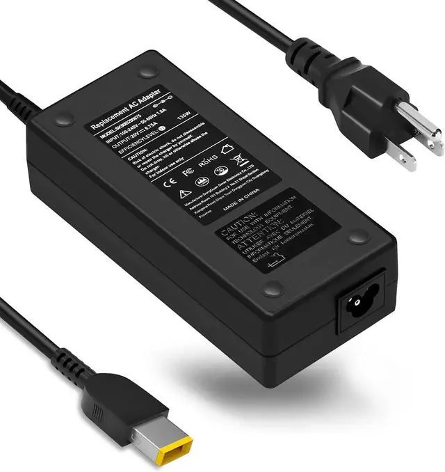 Main image of 135W AC Adapter Charger Compatible with Lenovo ADL135NLC3A ADL135NDC3A Legion Y50 Y520 Y530 Gaming Series IdeaPad Y50-70 Y40-70 Y700 3-15 Gaming ThinkPad T440p T540p T570 Laptop Power Cord