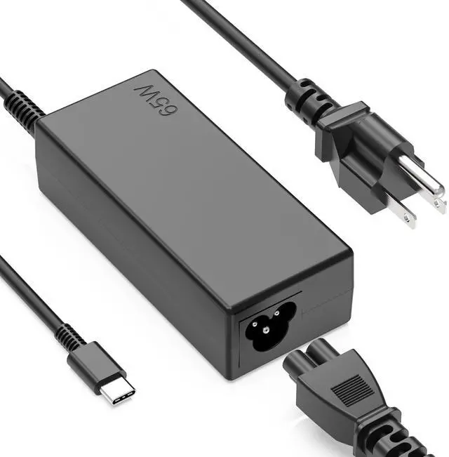 Main image of 65W USB C Laptop Charger Fast Power Adapter | For HP Chromebook 14 X360 14-ca051wm 14-ca052wm 14-ca091wm ca061dx 14-ca0061dx 14-ca060nr 14-ca020nr 14-ca043cl,Fast Charger