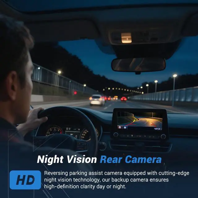 Alt view image 4 of 7 - 86267AJ10A Backup Camera Compatible with Subaru Legacy Outback 2010-2014 | HD Wide-Angle & Night Vision Rear Camera Replaces 86267-AJ10B