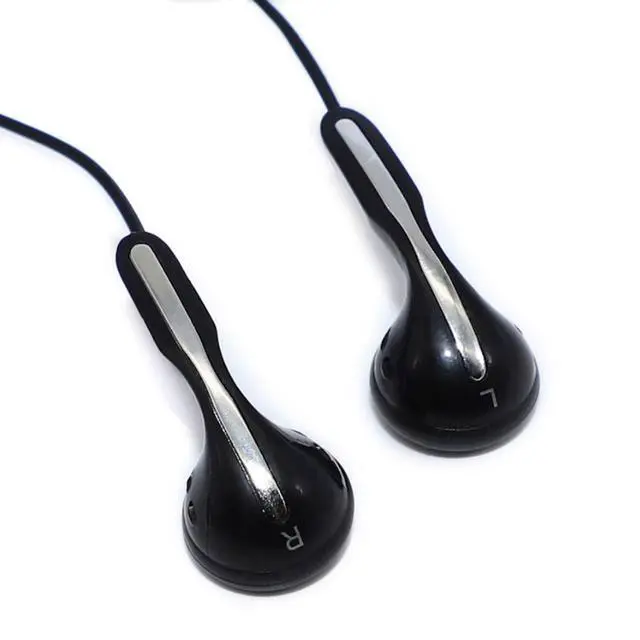 Alt view image 2 of 7 - Products AE-1M Disposable Stereo Black School Earbuds with Mic, Black (100 Pack)