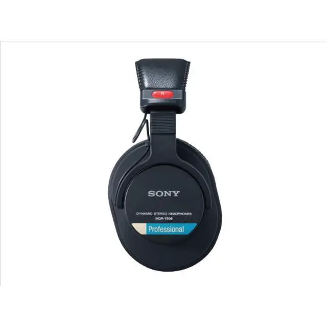 Alt view image 3 of 7 - MDR7506 Professional Large Diaphragm Headphones Bundle with Headphone Case Black and 1 YR CPS Enhanced Protection Pack