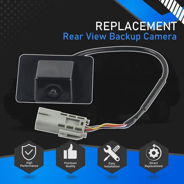 Alt view image 7 of 7 - Rear View Backup Camera Compatible with 09-14 Cadillac Chevy GMC | Compatible With 2009-2014 Cadillac Escalade ESV, Chevrolet Tahoe Suburban 1500 2500, GMC Yukon XL 1500 2500, Replace 22790290