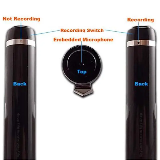 Alt view image 4 of 6 - Small Voice Activated Digital Audio Recorder | Super Long 30 Day Standby Battery Life / 31 Hr Continuous | 288 Hr Storage Capacity 8GB Recording Device USB Interface