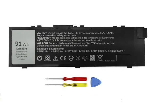 Main image of 91Wh MFKVP T05W1 Laptop Battery for Dell Precision 15 7510 7520 M7510 17 7710 7720 M7710 Series, TO5W1 0TWCPG 451-BBSF 451-BBSB TWCPG GR5D3 0FNY7 1G9VM M28DH Computer PC