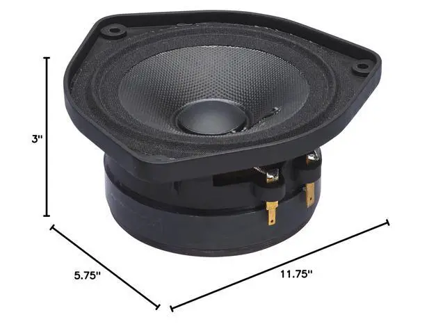 Alt view image 3 of 3 - OE-400-4" Mid Range Speakers 40Wrms / 120Wmax (2-Ohm) - Pair