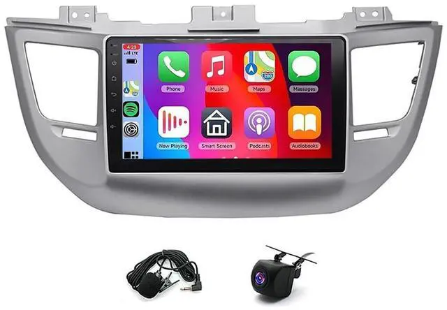 Main image of 2+64G Android 15 Car Radio for Hyundai Tucson 2015 2016 2017 2018 2019, 9 Inch Touch Screen Double Din Car Stereo Backup Camera with Wireless Carplay Android Auto GPS Navigation WiFi Bluetooth FM/RDS