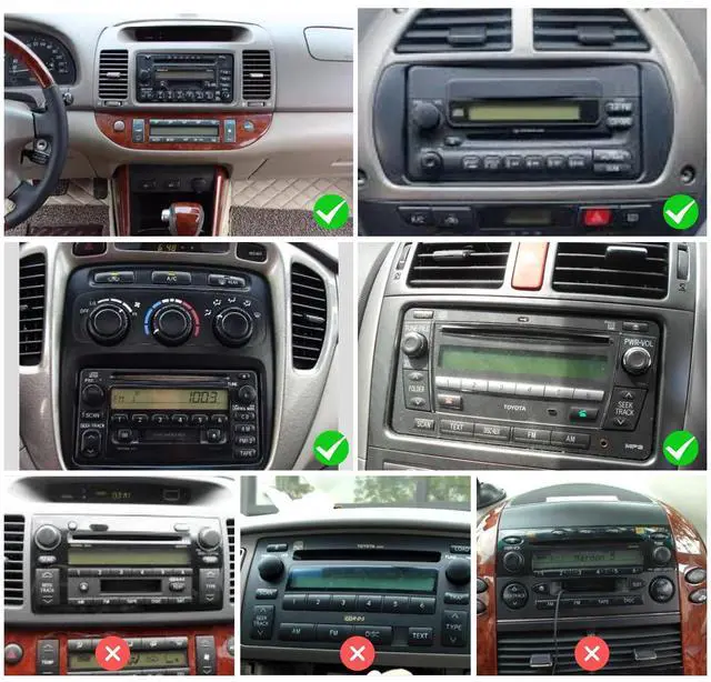 Alt view image 3 of 7 - 4G+64G Car Radio for Toyota Scion TC 2005-2010 with Wireless CarPlay & Android Auto, 7 Inch IPS Touchscreen Double Din Android 14 Car Stereo for Scion TC with Bluetooth GPS Navi WiFi FM SWC BT Camera