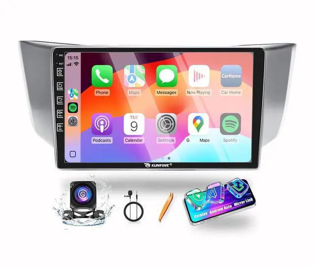 Main image of for Lexus RX 300 330 350 400 2004-2009 Car CarPlay Android Auto Navigation Stereo GPS Radio Display 9" IPS Touchscreen Headunit Tablet Pad Media Player, if Applicable Quad Core 2G+64G