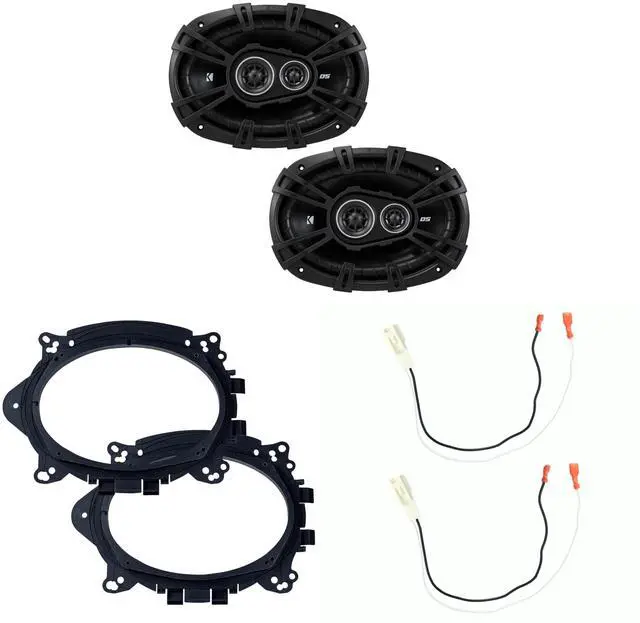Main image of Speakers 6X9 inch for Corolla 2014-2019 Upgrade Kit - Pair of DS Series with Adapters and Harness, Car Audio Rear Deck Speaker 43DSC69304