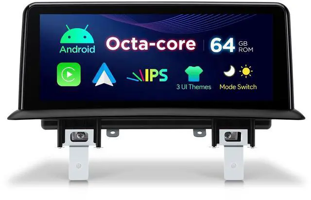 Main image of 10.25 Inch Android Car Stereo for BMW 1 Series E81 E82 E87 E88 (2006-2012) with No Original Display, IPS Touch Screen 2+64GB GPS Navigation Support Wireless CarPlay Android Auto