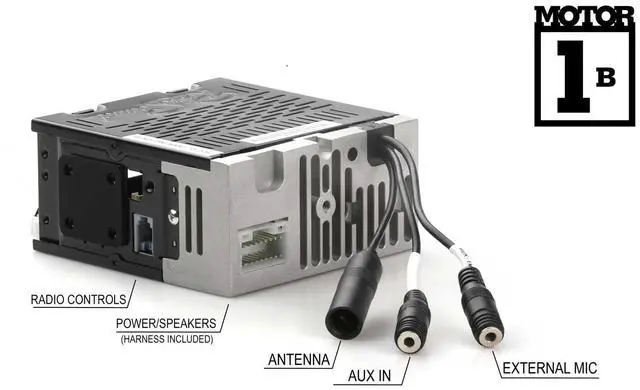 Alt view image 2 of 6 - RetroRadio Compatible with 1968-71 Chevrolet Corvette Features Include Bluetooth, AUX, AM/FM LAC-M1-218-53P-73PC1