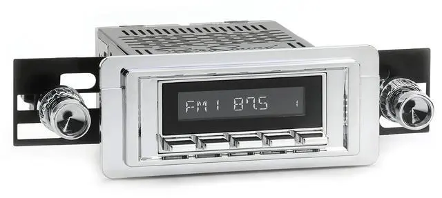 Main image of RetroRadio Compatible with 1955-57 Ford Thunderbird Features Include Bluetooth, AUX, AM/FM LAC-M1-105-04-74F