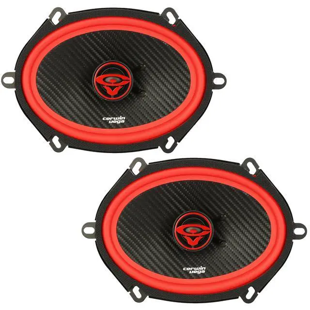 Alt view image 2 of 5 - V68 6x8 Coaxial Speakers with 72-5600 Speaker Harness Compatible with Select 1998 & Up Ford