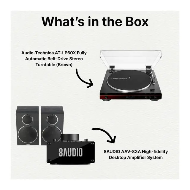 Alt view image 7 of 7 - AT-LP60X Turntable Bundle with Desktop Speakers