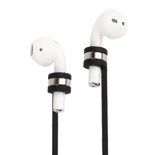 Alt view image 4 of 6 - earphone Strap 360° Magnetic Super Strong Cord Anti-Lost Leash Sports String - Accessories for Airpods PRO/2/1 (Black)