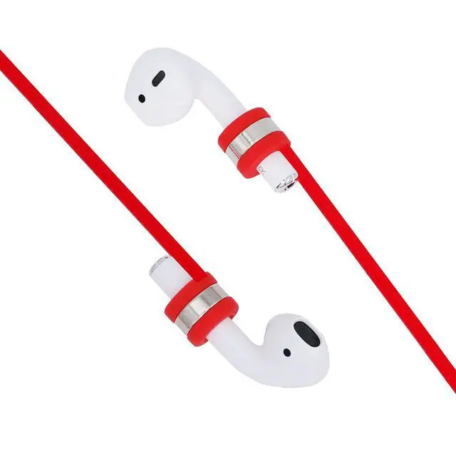 Alt view image 3 of 5 - Earphone Strap 360° Magnetic Super Strong Cord Anti-Lost Leash Sports String - Accessories for Airpods PRO/2/1 (Red)